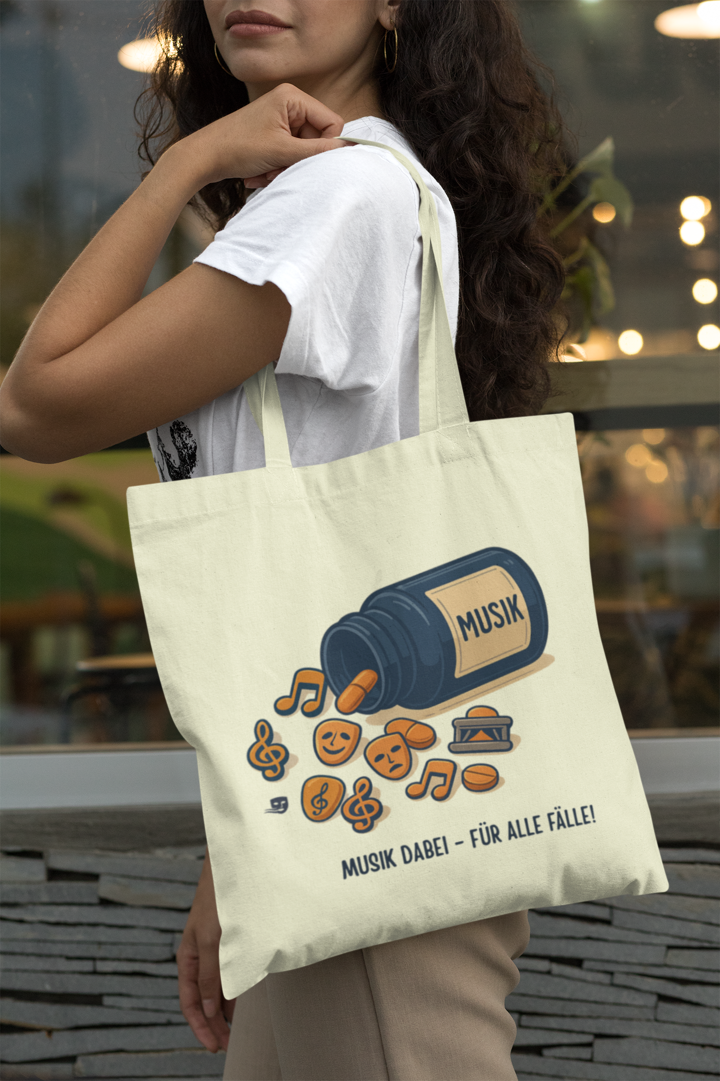MUSIK IST MEDIZIN Tote Bag